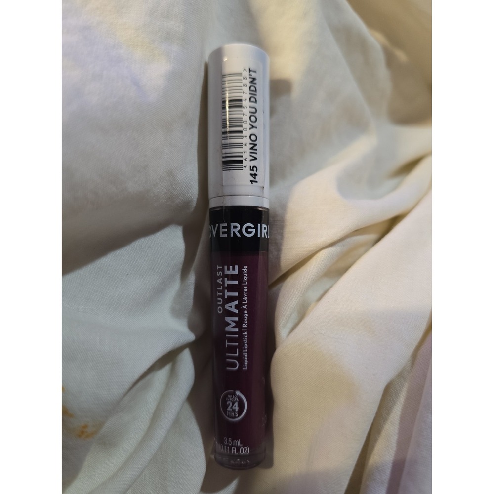 Covergirl Outlast Ultimatte Liquid Lipstick #145 Vino You Didn't (.11 Fl Oz) New